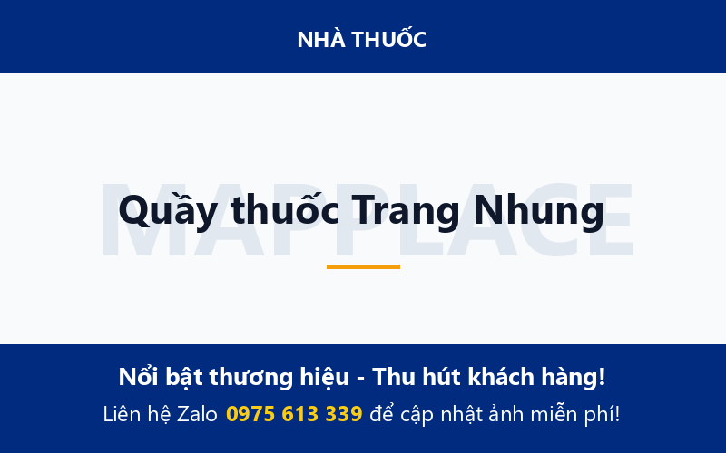 Quầy thuốc Trang Nhung