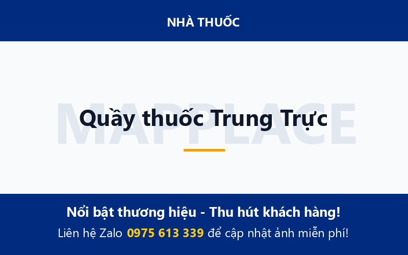 Quầy thuốc Trung Trực