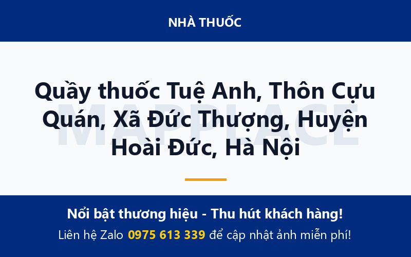 Quầy thuốc Tuệ Anh, Thôn Cựu Quán, Xã Đức Thượng, Huyện Hoài Đức, Hà Nội