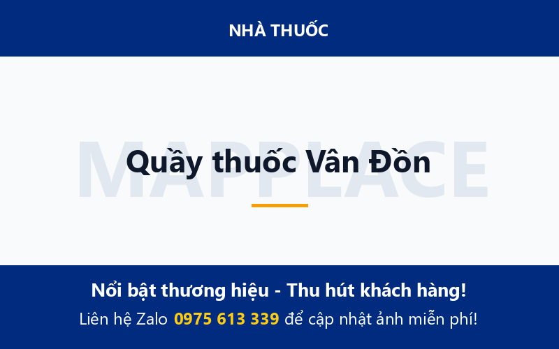 Quầy thuốc Vân Đồn
