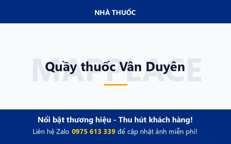 Quầy thuốc Vân Duyên