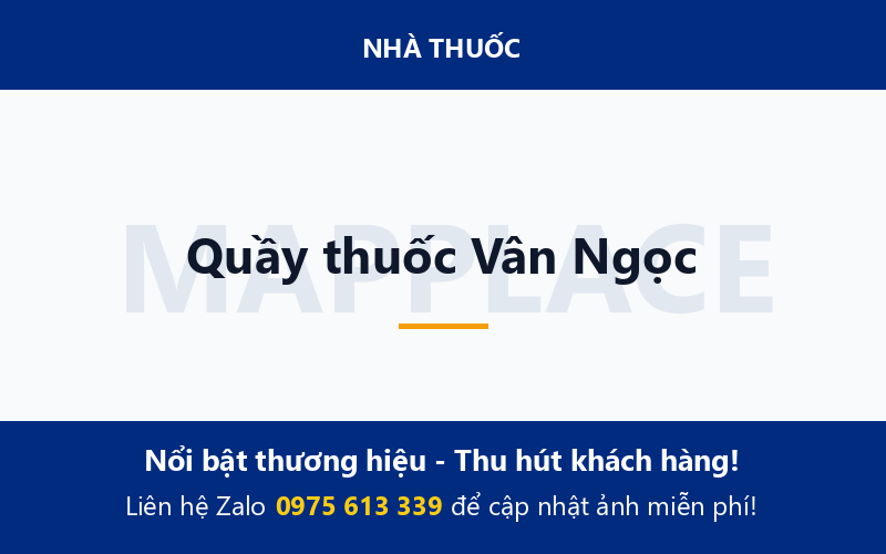 Quầy thuốc Vân Ngọc