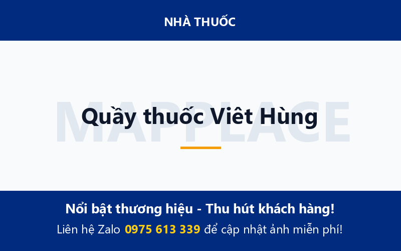 Quầy thuốc Viêt Hùng