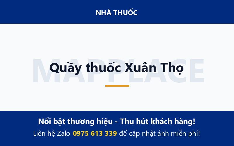 Quầy thuốc Xuân Thọ