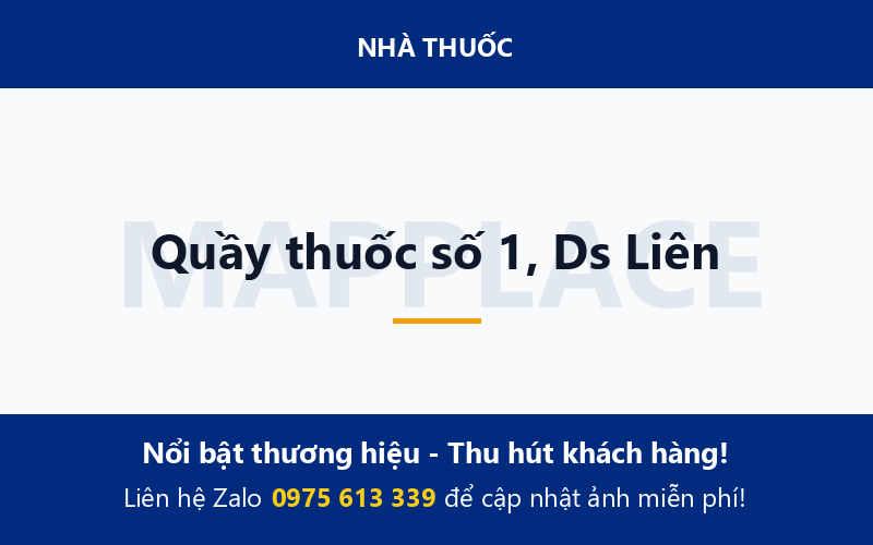 Quầy thuốc số 1, Ds Liên