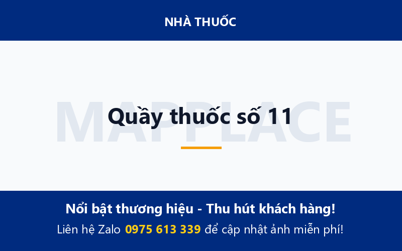 Quầy thuốc số 11