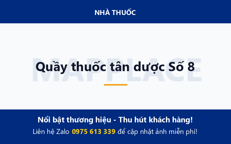 Quầy thuốc tân dược Số 8