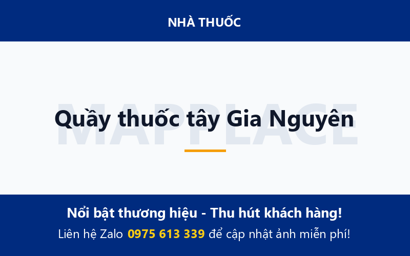 Quầy thuốc tây Gia Nguyên
