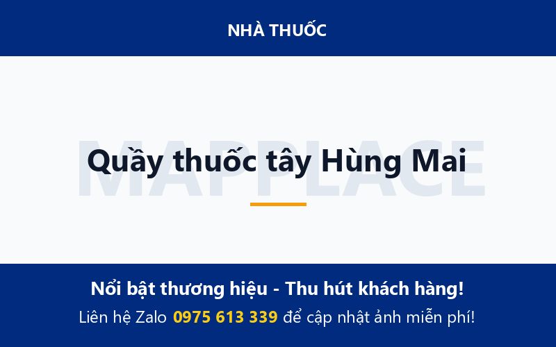 Quầy thuốc tây Hùng Mai