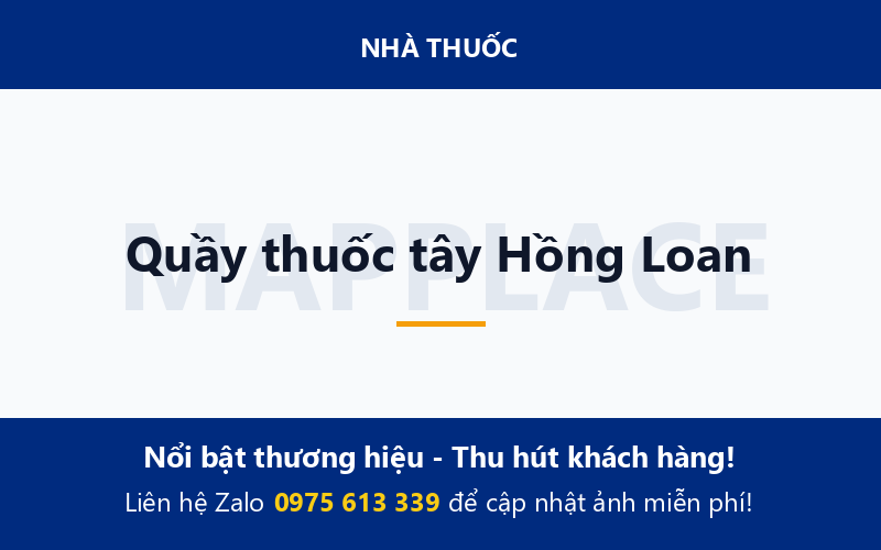 Quầy thuốc tây Hồng Loan