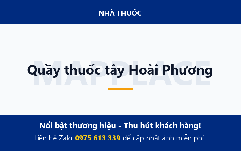 Quầy thuốc tây Hoài Phương
