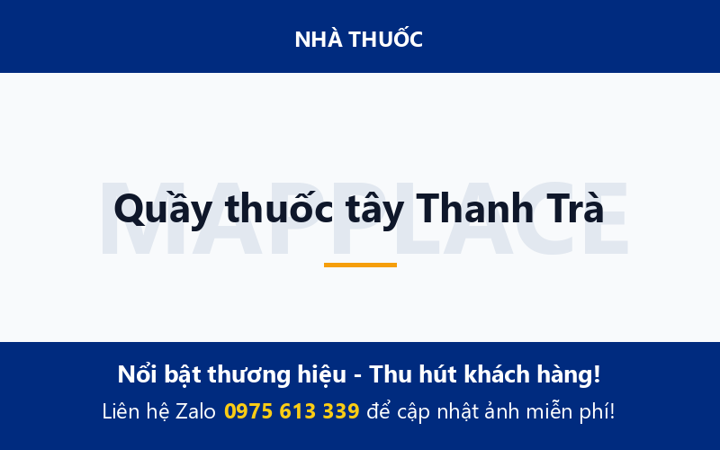 Quầy thuốc tây Thanh Trà
