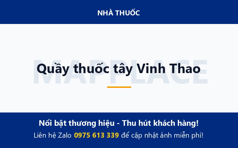 Quầy thuốc tây Vinh Thao