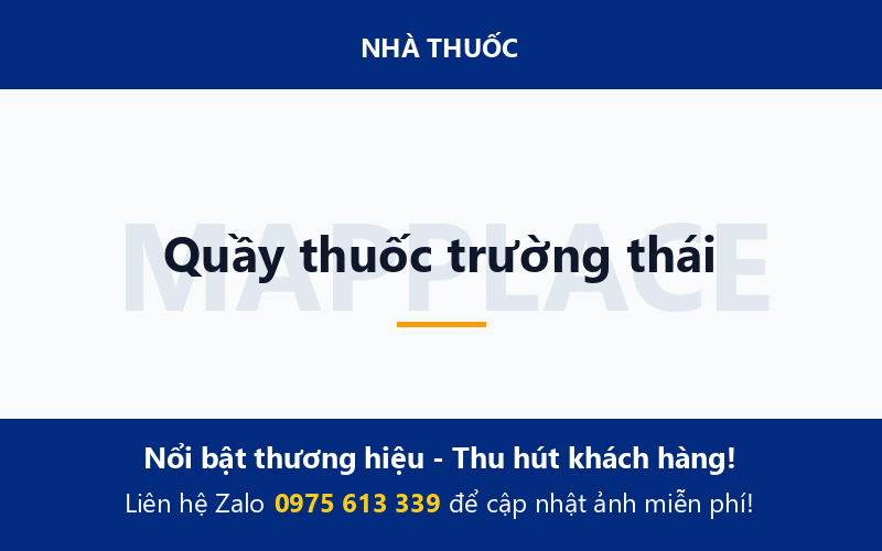 Quầy thuốc trường thái