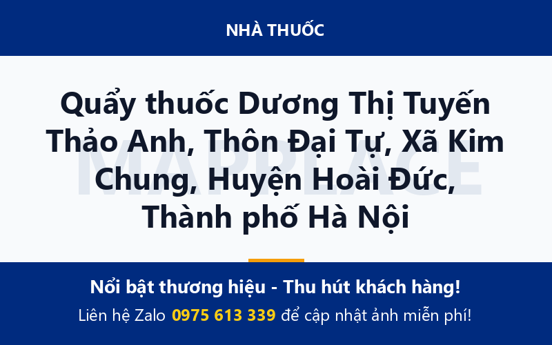 Quẩy thuốc Dương Thị Tuyến Thảo Anh, Thôn Đại Tự, Xã Kim Chung, Huyện Hoài Đức, Thành phố Hà Nội
