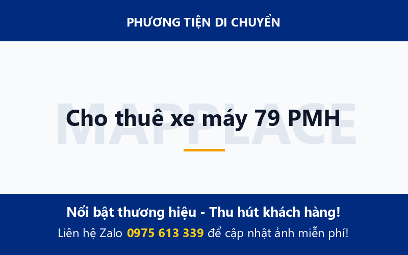 Cho thuê xe máy 79 PMH