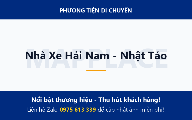 Nhà Xe Hải Nam - Nhật Tảo