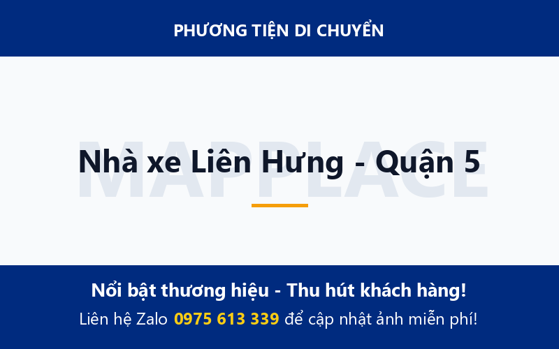 Nhà xe Liên Hưng - Quận 5