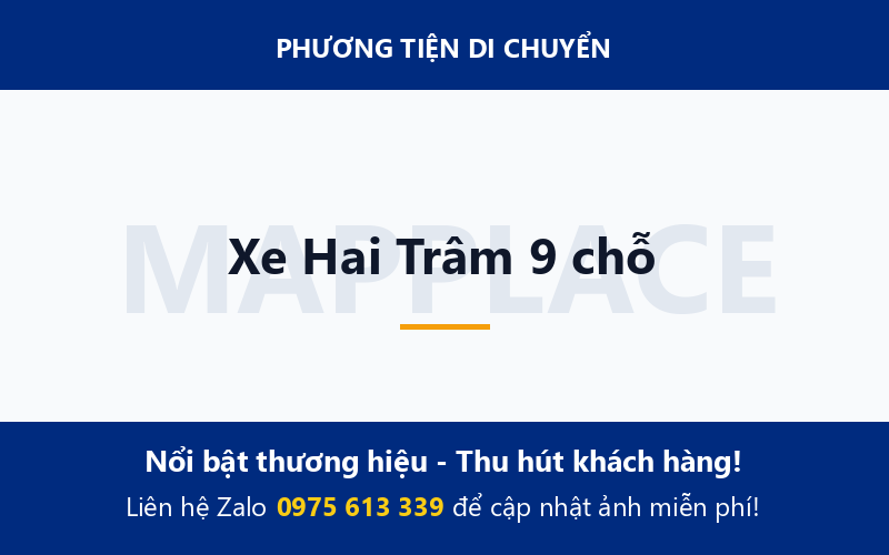 Xe Hai Trâm 9 chỗ