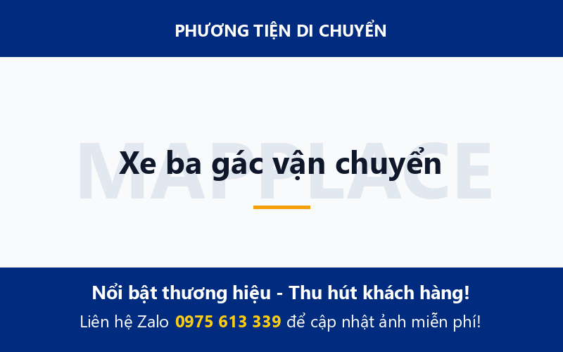 Xe ba gác vận chuyển
