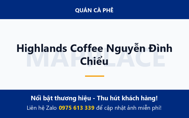 Highlands Coffee Nguyễn Đình Chiểu