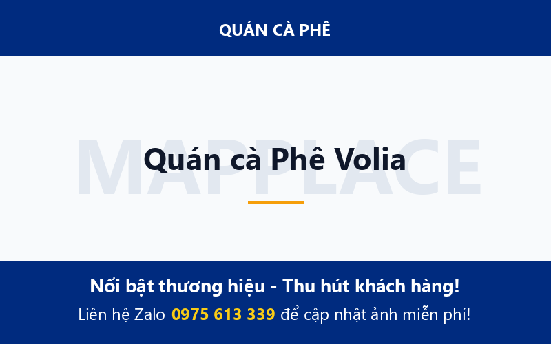 Quán cà Phê Volia