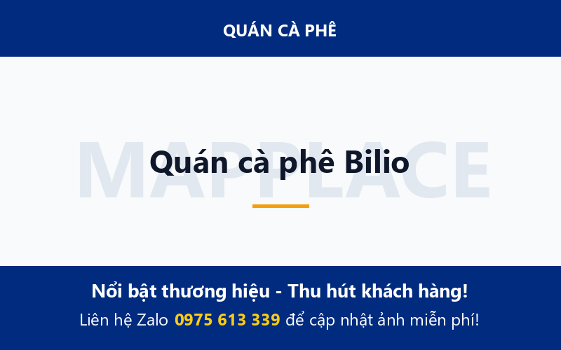 Quán cà phê Bilio