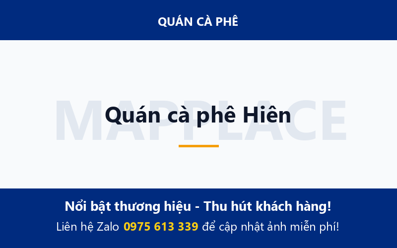 Quán cà phê Hiên