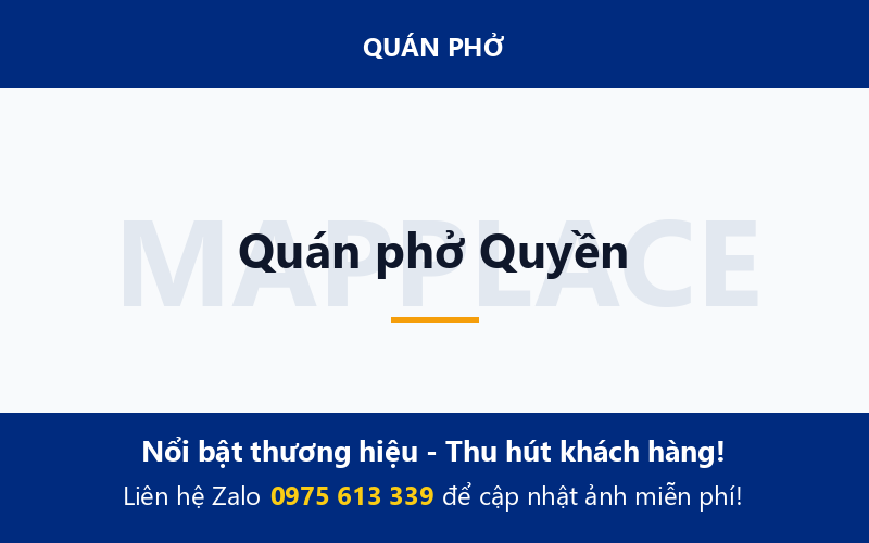 Quán phở Quyền