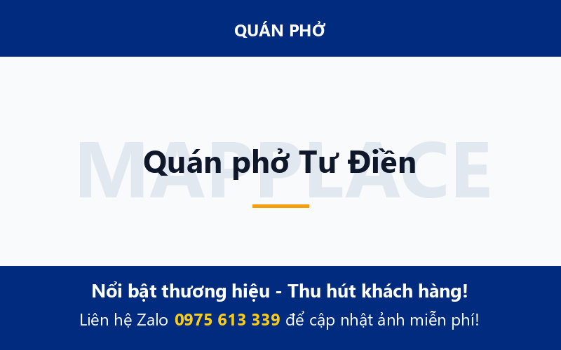 Quán phở Tư Điền
