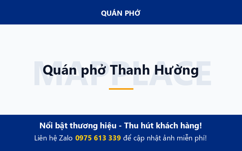 Quán phở Thanh Hường