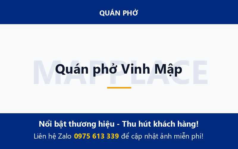 Quán phở Vinh Mập