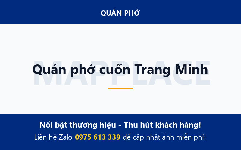 Quán phở cuốn Trang Minh