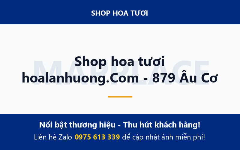 Shop hoa tươi hoalanhuong.Com - 879 Âu Cơ