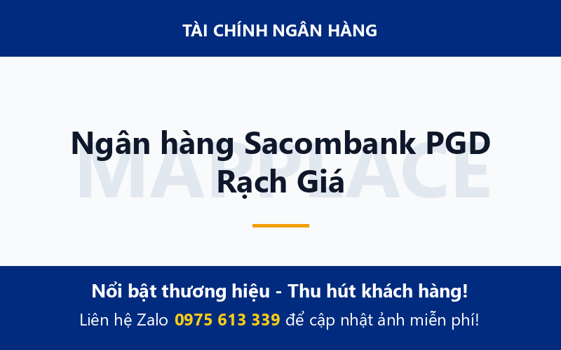 Ngân hàng Sacombank PGD Rạch Giá
