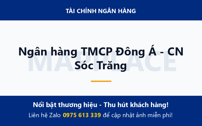 Ngân hàng TMCP Đông Á - CN Sóc Trăng