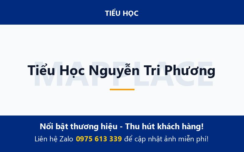 Tiểu Học Nguyễn Tri Phương