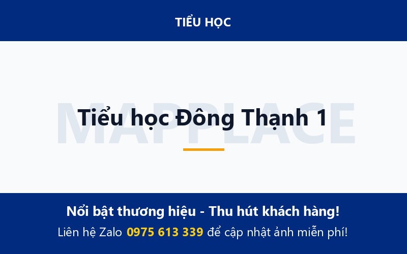 Tiểu học Đông Thạnh 1