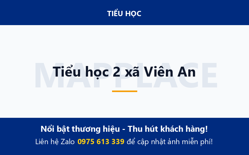 Tiểu học 2 xã Viên An