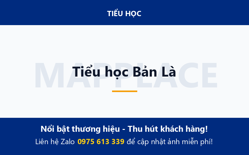 Tiểu học Bản Là