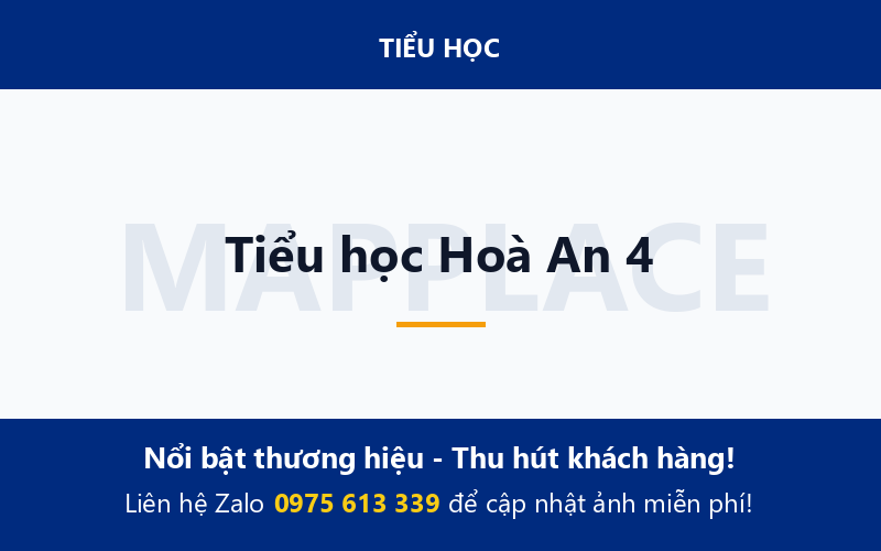 Tiểu học Hoà An 4