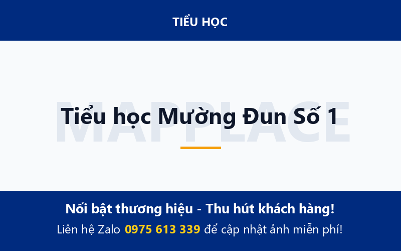 Tiểu học Mường Đun Số 1
