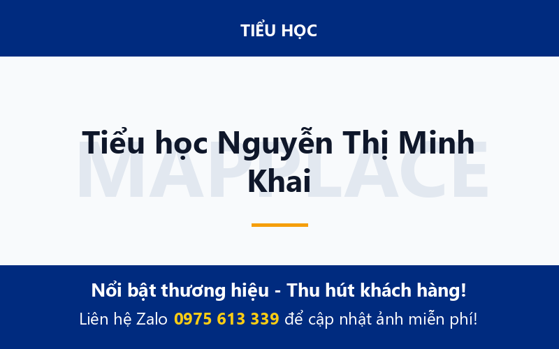 Tiểu học Nguyễn Thị Minh Khai