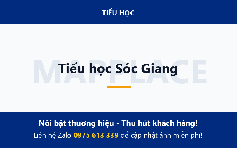 Tiểu học Sóc Giang