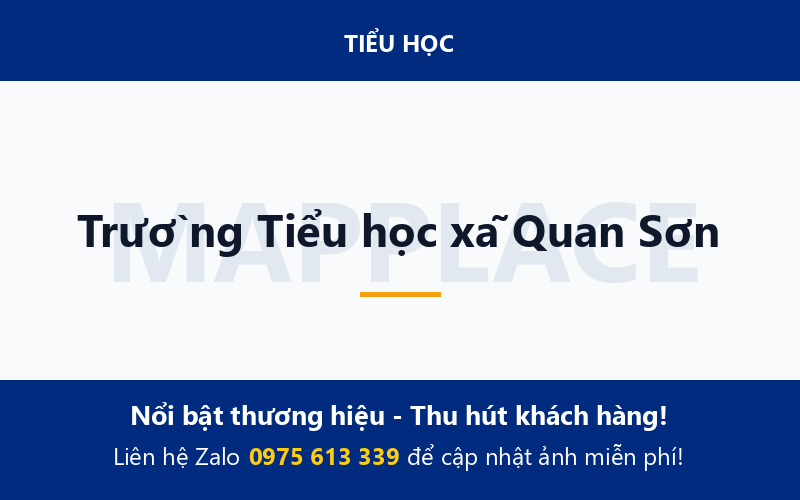 Trường Tiểu học xã Quan Sơn