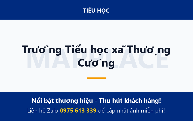 Trường Tiểu học xã Thượng Cường