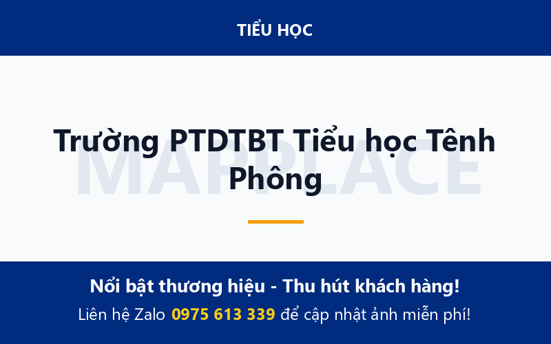 Trường PTDTBT Tiểu học Tênh Phông