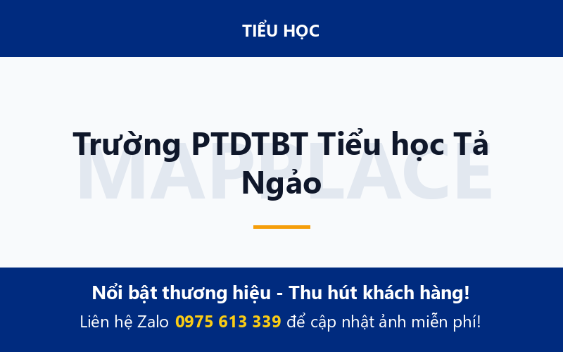 Trường PTDTBT Tiểu học Tả Ngảo