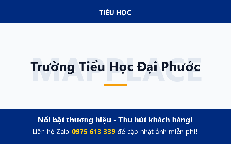 Trường Tiểu Học Đại Phước
