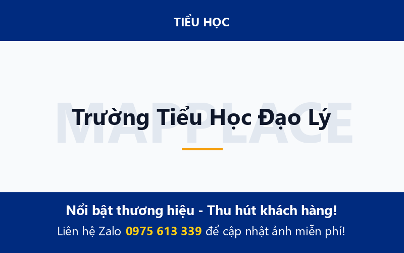Trường Tiểu Học Đạo Lý